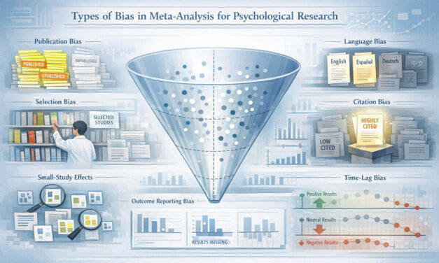 Types of Bias in Meta-Analysis for Psychological Research