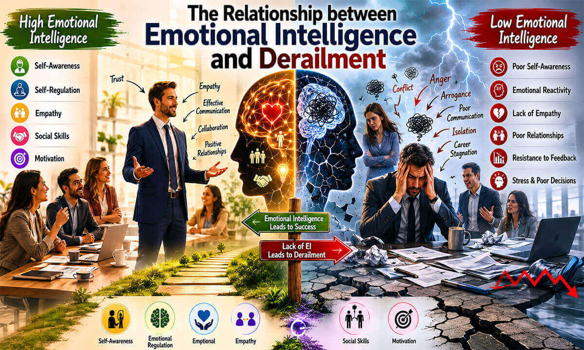 Figure: The Relationship between Emotional Intelligence and Derailment